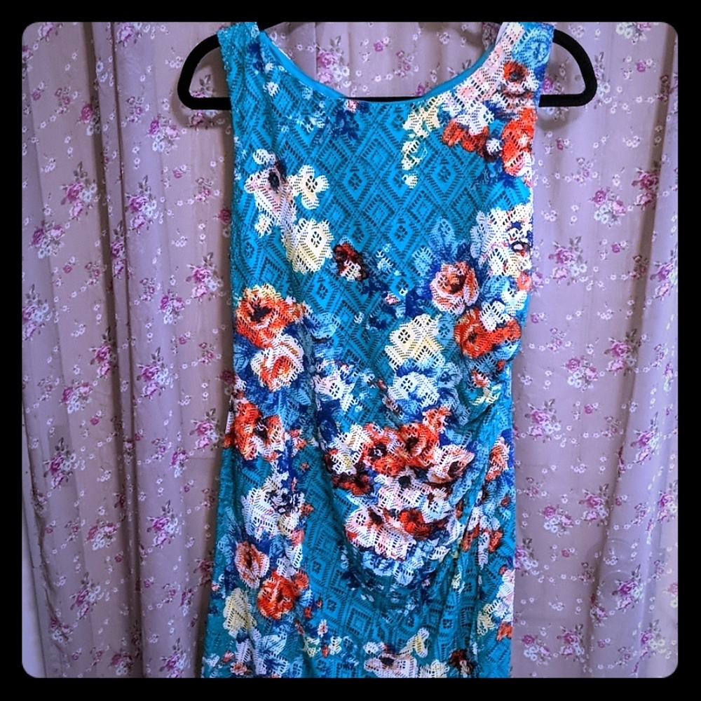 Floral Sheath tank dress- 14